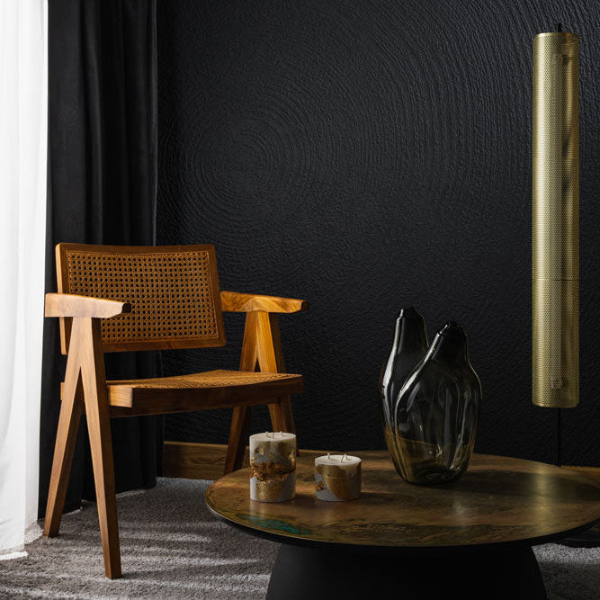 Papier peint relief à peindre arbres Cernes simulation