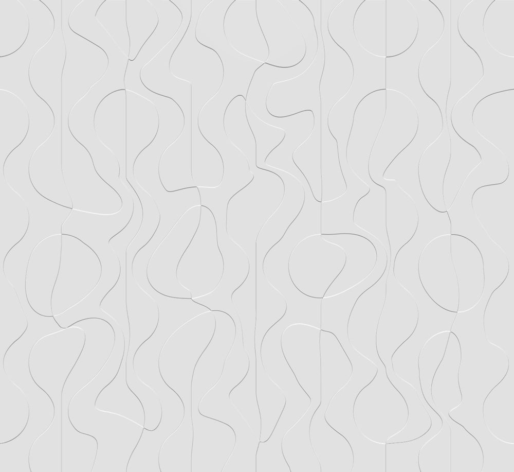 papier peint a peindre abstrait bubbles 3D