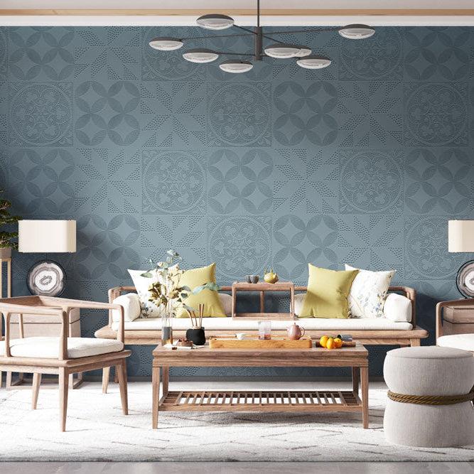 papier peint relief a peindre carreaux azulejo