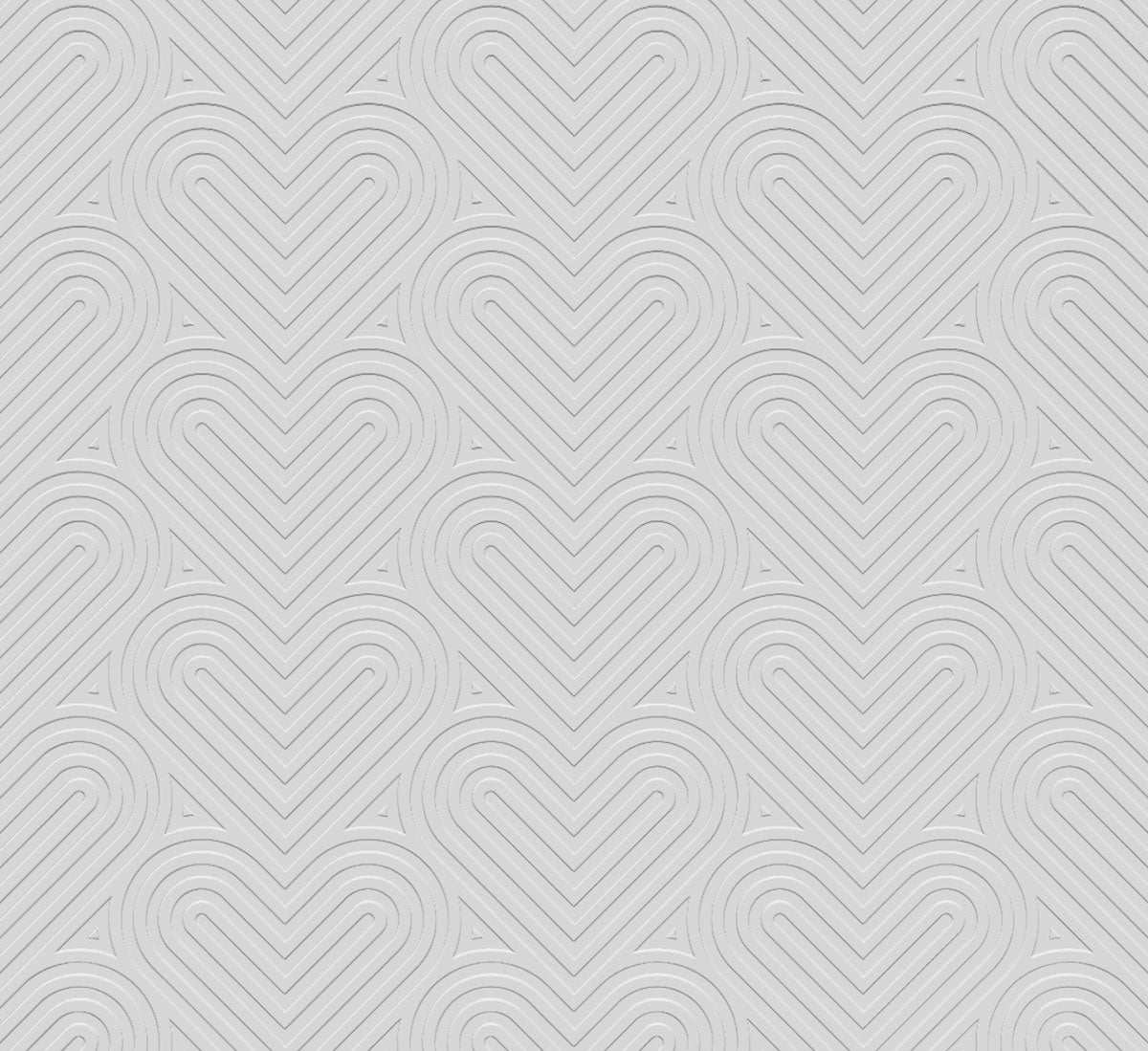 papier peint relief à peindre coeur love story 3D