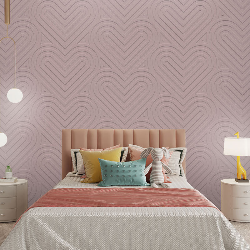 papier peint relief à peindre coeur love story simulation 1