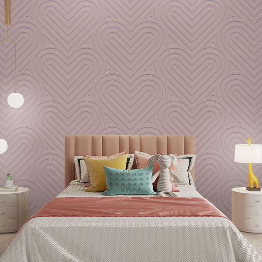 papier peint relief à peindre coeur love story simulation 1