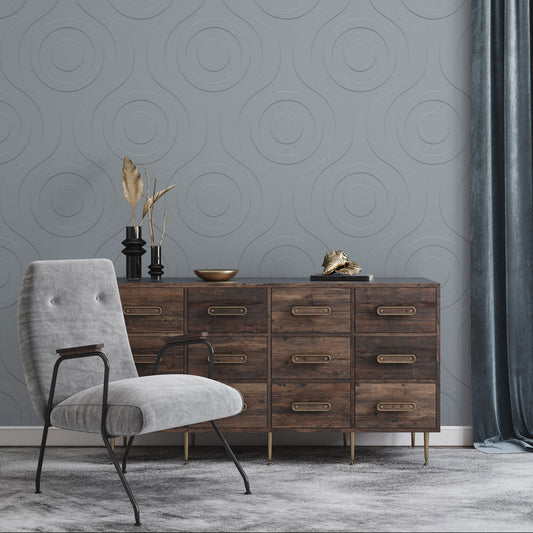 papier peint relief à peindre graphique groovy 1