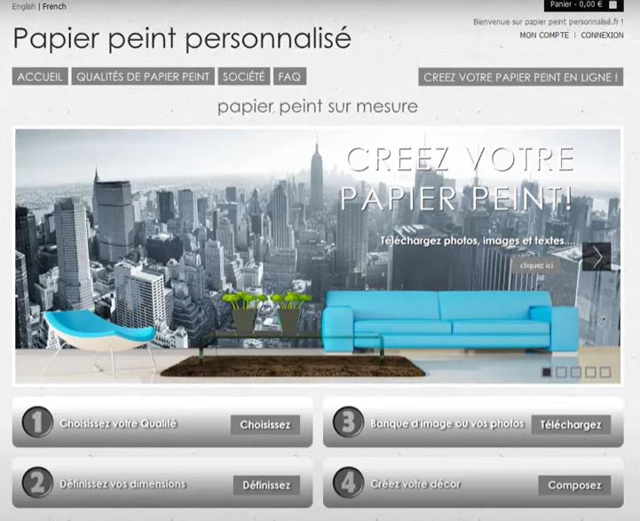 tutoriel vidéo de création de papier peint personnalisé